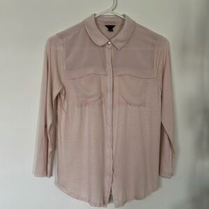 Ann Taylor Dusty Pink Blouse. Size Women’s Small.